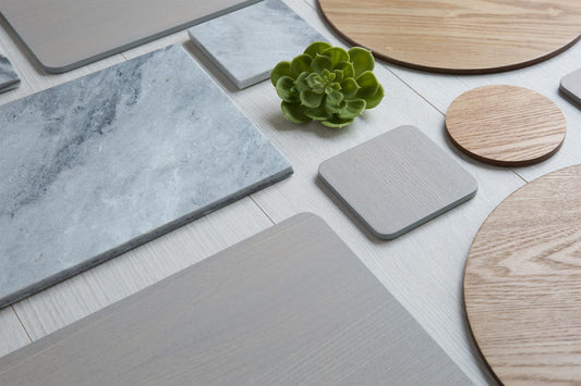 Creative Tops - Naturals Grey Wash Veneer Placemats x4 Placemats | Snape & Sons