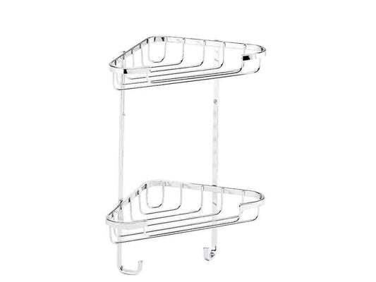 Croydex - Rust Free Corner Small Shower Basket Shower Baskets | Snape & Sons