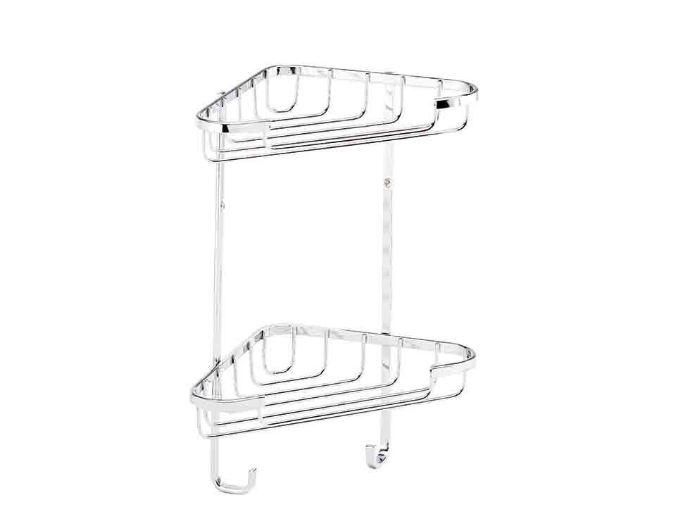 Croydex Rust Free Corner Small Shower Basket Shower Baskets at