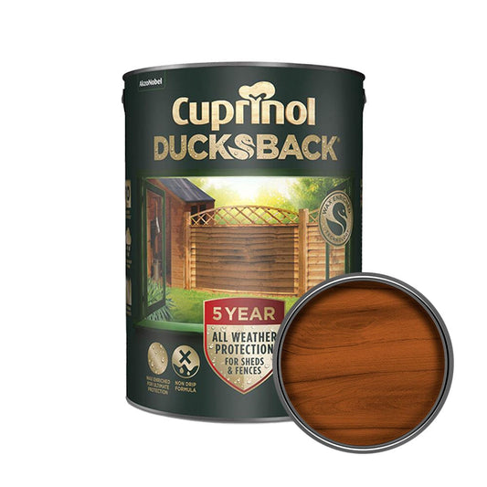 Cuprinol - 5 Year Ducksback Autumn Gold 5L Shed & Fence Paint | Snape & Sons