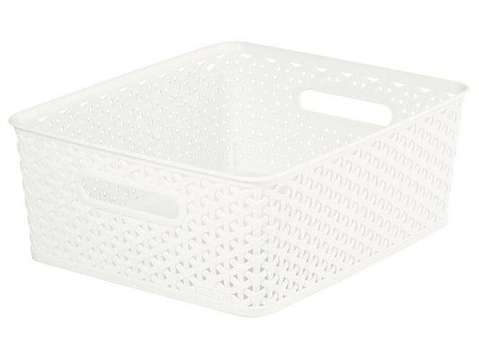 Curver - Nest Basket White Medium Storage Baskets | Snape & Sons
