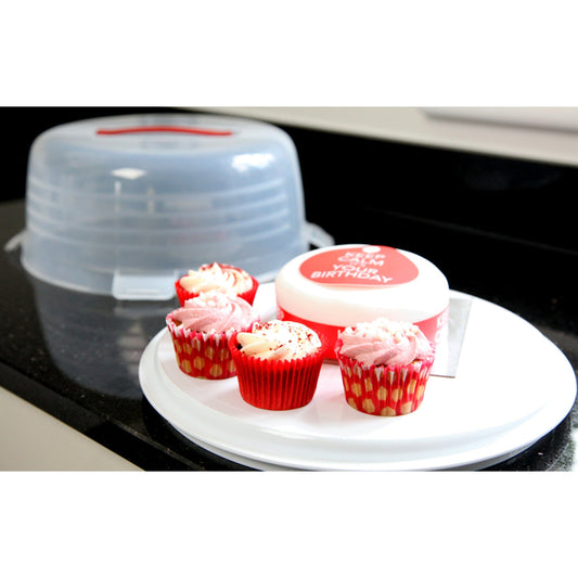 Curver - Round Cake Store Large Cake Tins & Boxes | Snape & Sons