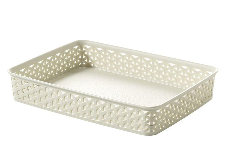 Curver - Storage Tray White A4 Storage Baskets | Snape & Sons