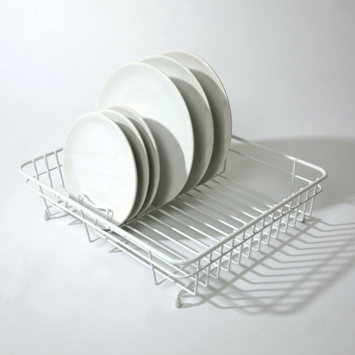 Delfinware Wireware - Medium White Dish Drainer Dish Draining Racks | Snape & Sons