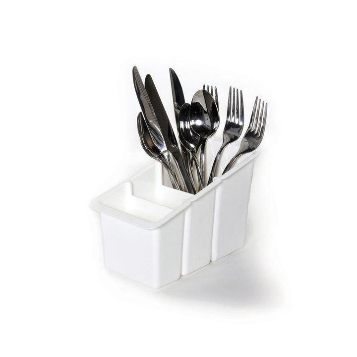 Delfinware Wireware - Plastic Cutlery Draining Basket White Disposable Dinnerware | Snape & Sons
