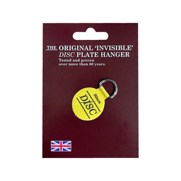 Disc - Invisible Disc Plate Hanger 30mm Plate Hangers | Snape & Sons