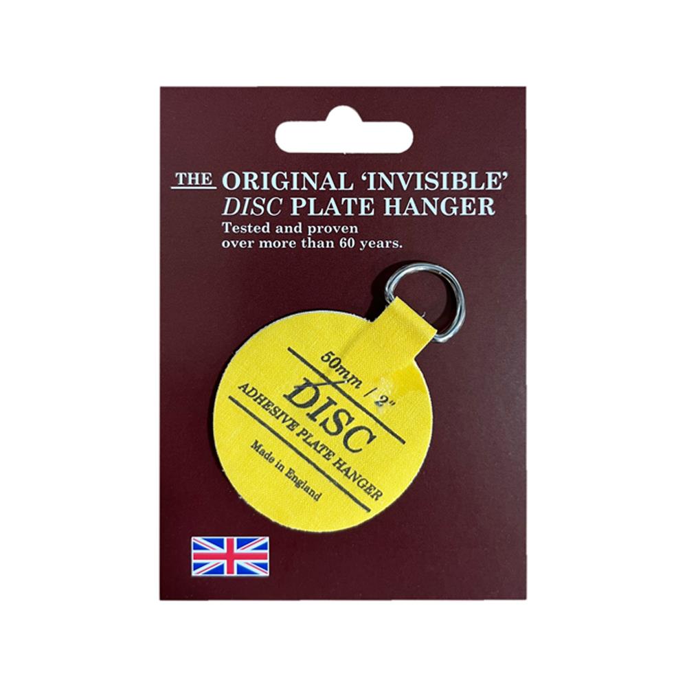 Disc - Invisible Disc Plate Hanger 50mm Plate Hangers | Snape & Sons