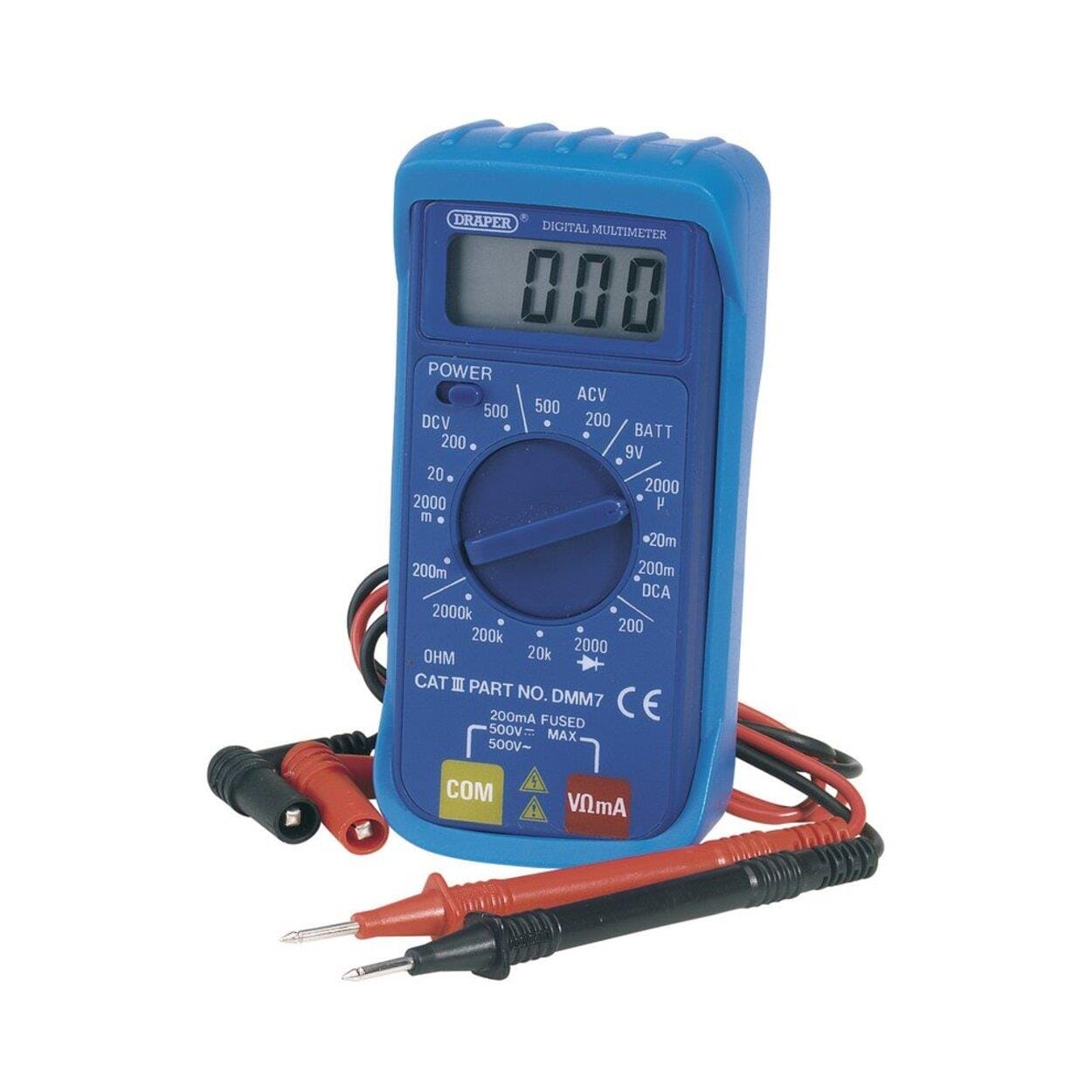 Draper Tools - 16-in-1 Pocket Digital Multimeter Electrical Testers | Snape & Sons