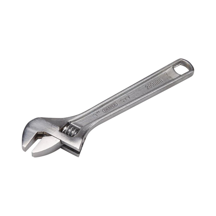 Draper Tools 200mm Forged Adjustable Wrench Wrenches & Spanners | Snape & Sons
