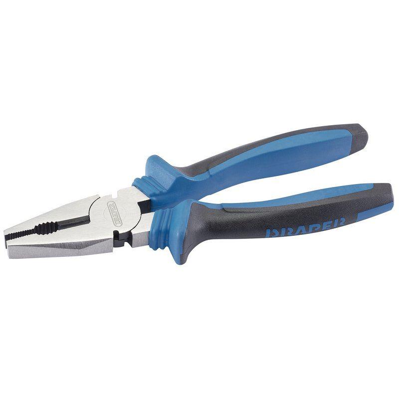 Draper Tools - 200mm Soft Grip Combination Pliers Pliers | Snape & Sons