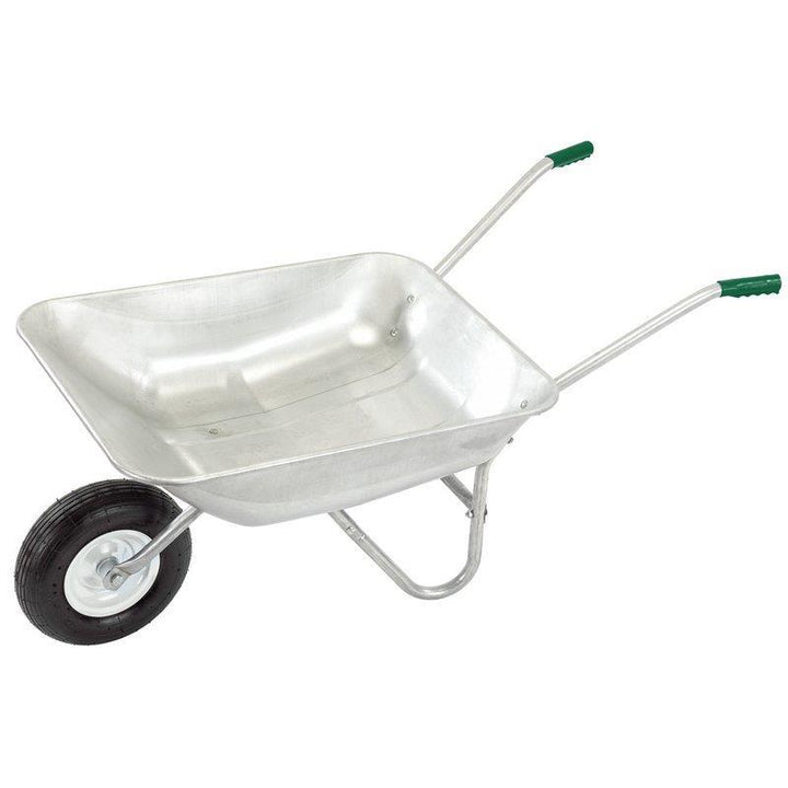 Draper Tools - Galvanised Wheelbarrow 65ltr Wheelbarrows | Snape & Sons