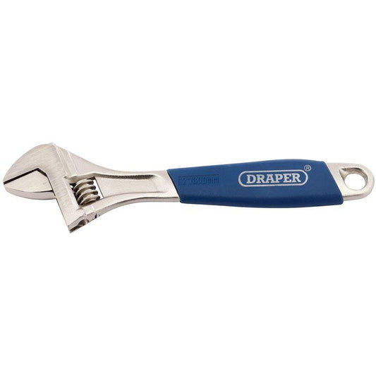 Draper Tools - Soft Grip 300mm Adjustable Wrench Wrenches & Spanners | Snape & Sons