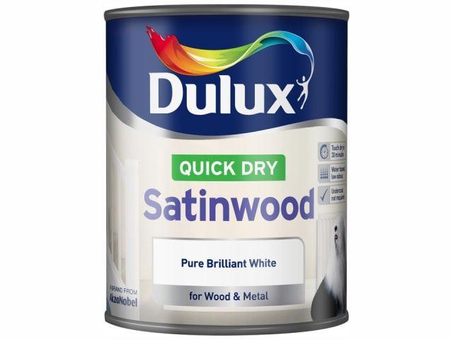 Dulux - Quick Dry Satinwood 750ml Interior Wood & Metal Paints | Snape & Sons