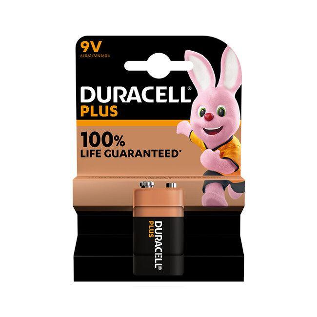 Duracell - Plus Power Battery 9V +100% Life Speciality Batteries | Snape & Sons