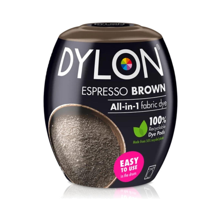 Dylon All-in-One Machine Dye Pod Espresso Brown Fabric Dyes | Snape & Sons