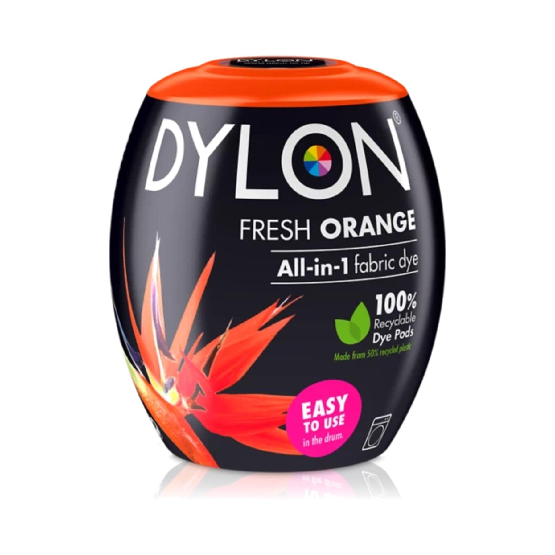 Dylon All-in-One Machine Dye Pod Fresh Orange Fabric Dyes | Snape & Sons
