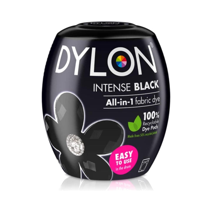 Dylon All-in-One Machine Dye Pod Intense Black Fabric Dyes | Snape & Sons