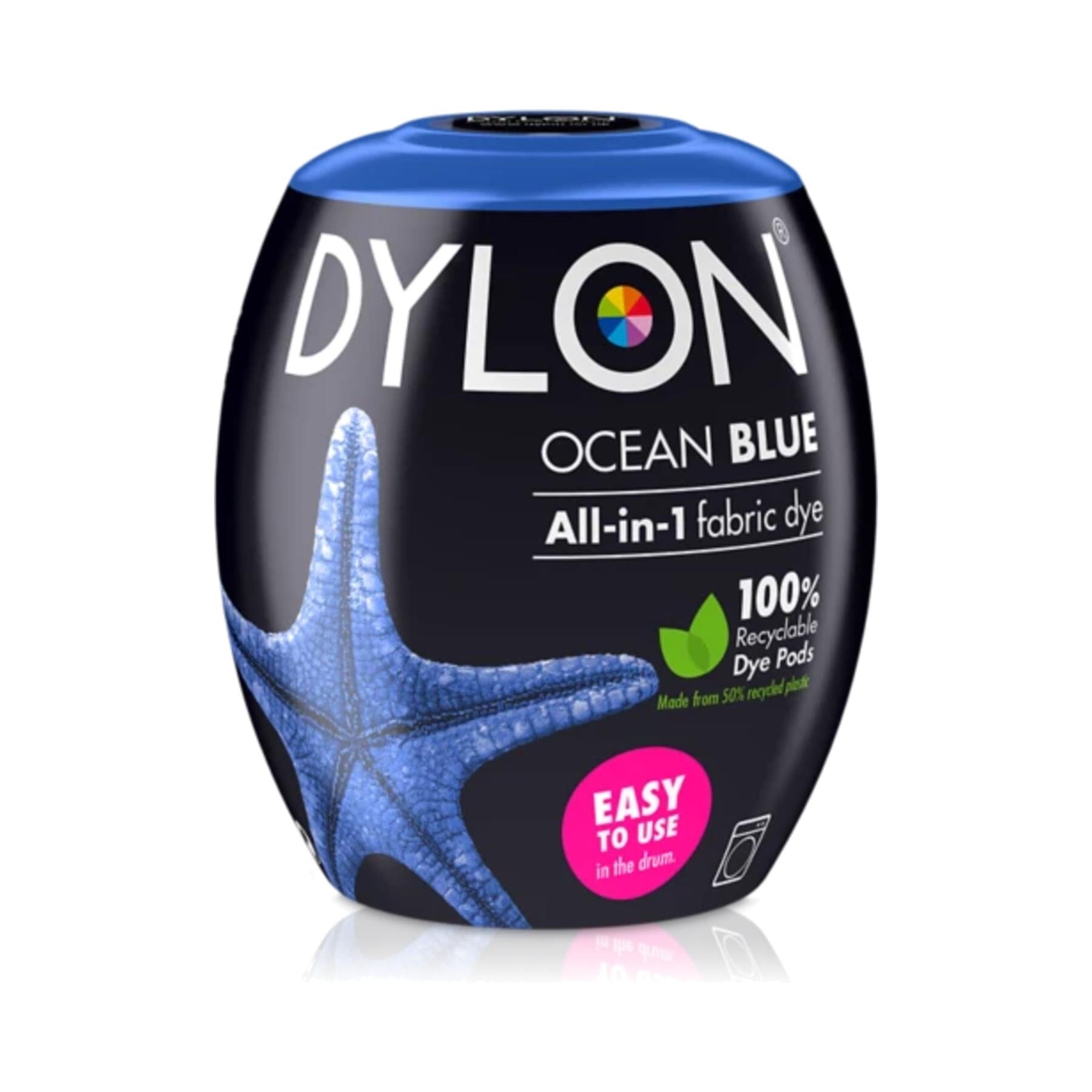 Dylon All-in-One Machine Dye Pod Ocean Blue Fabric Dyes | Snape & Sons