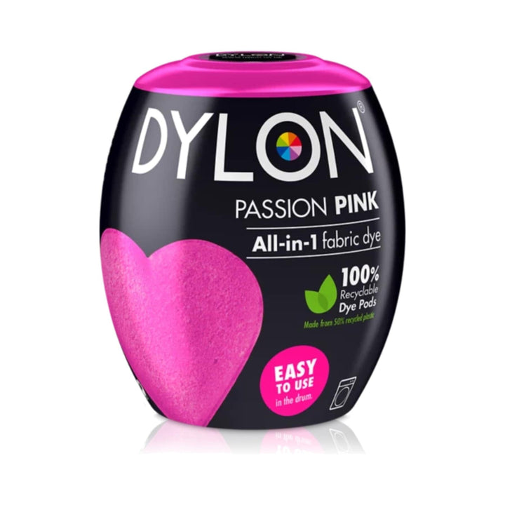 Dylon All-in-One Machine Dye Pod Passion Pink Fabric Dyes | Snape & Sons
