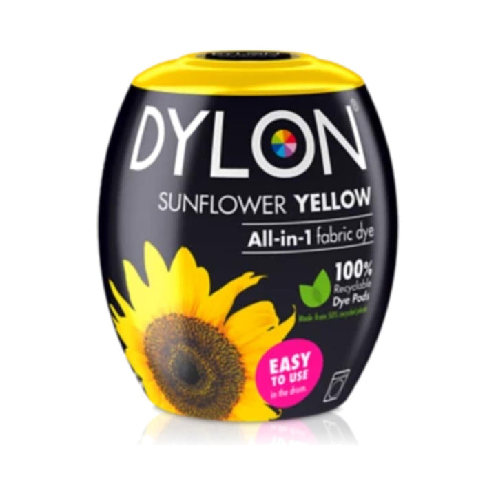 Dylon All-in-One Machine Dye Pod Sunflower Yellow Fabric Dyes | Snape & Sons