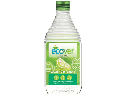 Ecover - Washing Up Liquid 450ml Lemon & Aloe Vera 4004016 Washing Up Liquids | Snape & Sons