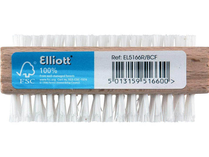 Elliott - Wooden Nail Brush Nylon Bristle Nail Brushes | Snape & Sons