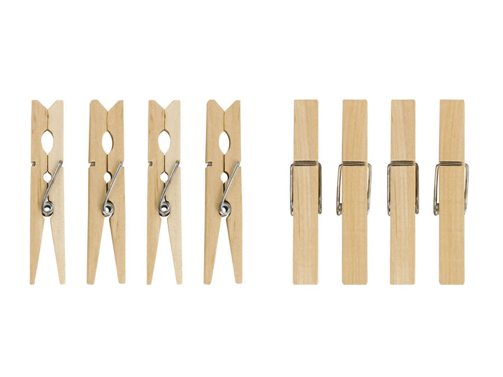 Elliott - Wooden Spring Clothes Pegs x36 Hardwood Pegs | Snape & Sons