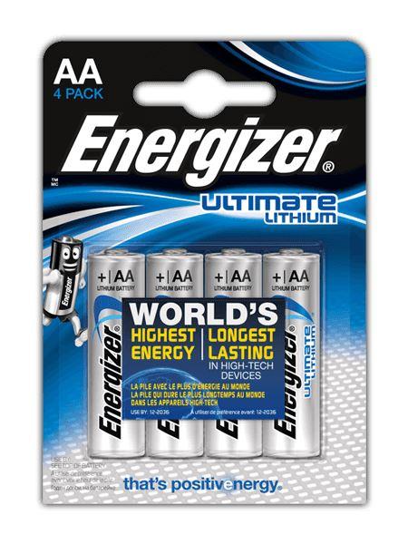 Energizer - Ultimate Lithium AA x4 Pencil Batteries | Snape & Sons