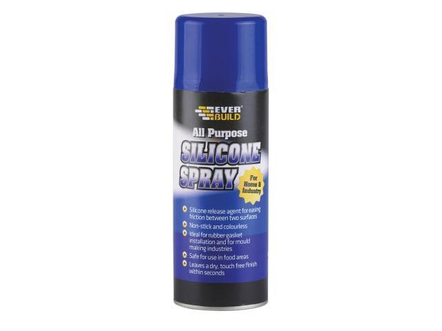 Everbuild - All Purpose Silicone Spray 400ml Lubricants | Snape & Sons