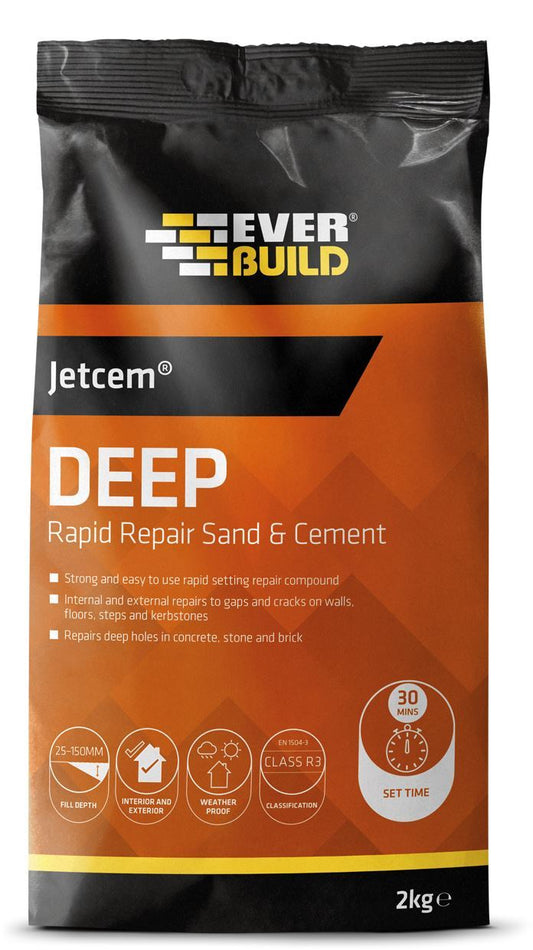 Everbuild - Jetcem Sand & Cement 2kg Sand & Cement | Snape & Sons