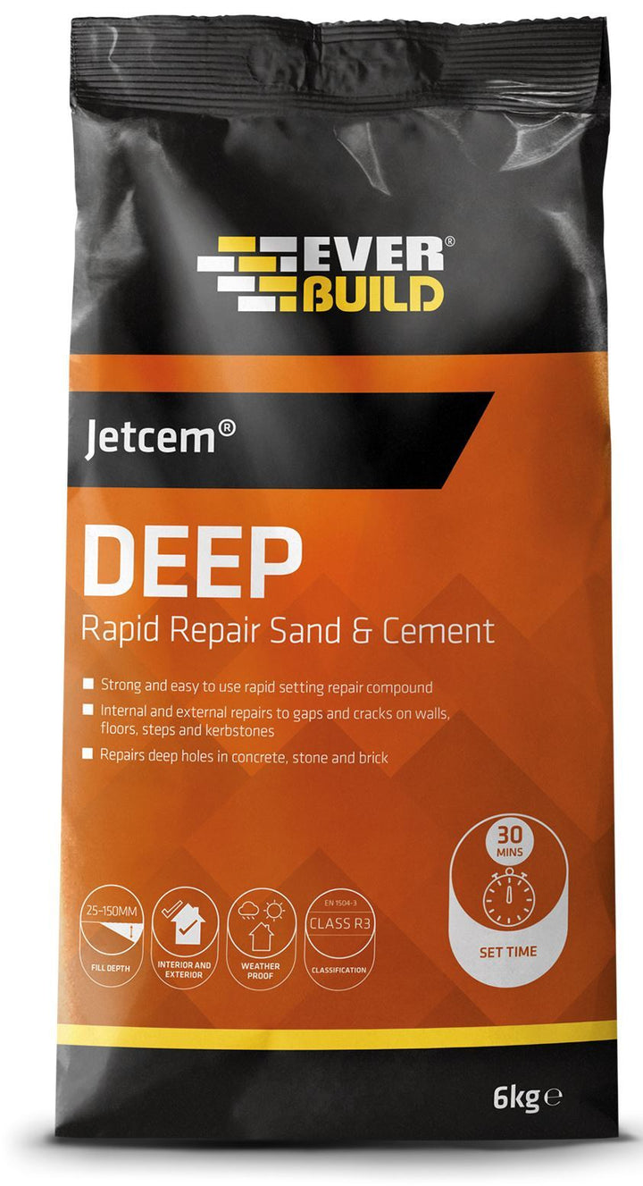 Everbuild - Jetcem Sand & Cement 6kg Sand & Cement | Snape & Sons