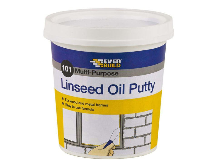 Everbuild - Linseed Oil Putty Brown 500g 101 Putty | Snape & Sons