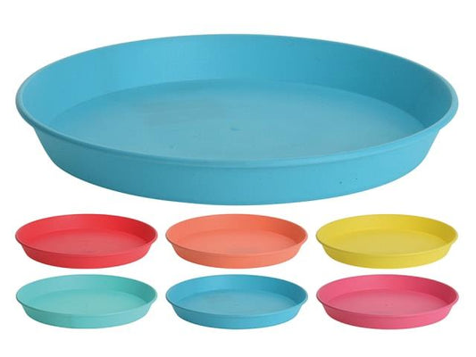 Excellent Housewares - Plastic 6 Piece Plate Set Picnicware | Snape & Sons
