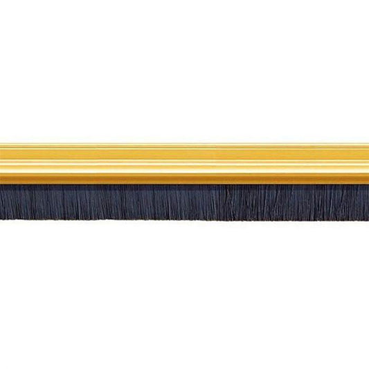 Exitex - Door Brush-strip Brass 914mm Draught Proofing | Snape & Sons