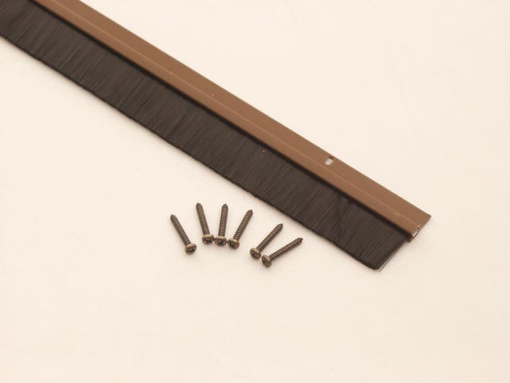 Exitex - Door Brush-strip Brown 914mm Draught Proofing | Snape & Sons