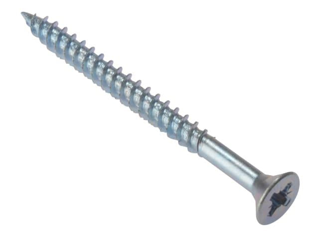 Forgefix - General Purpose Pozi Screw CSK TT ZP 2.1/2in x 8 Box 200 Screws | Snape & Sons