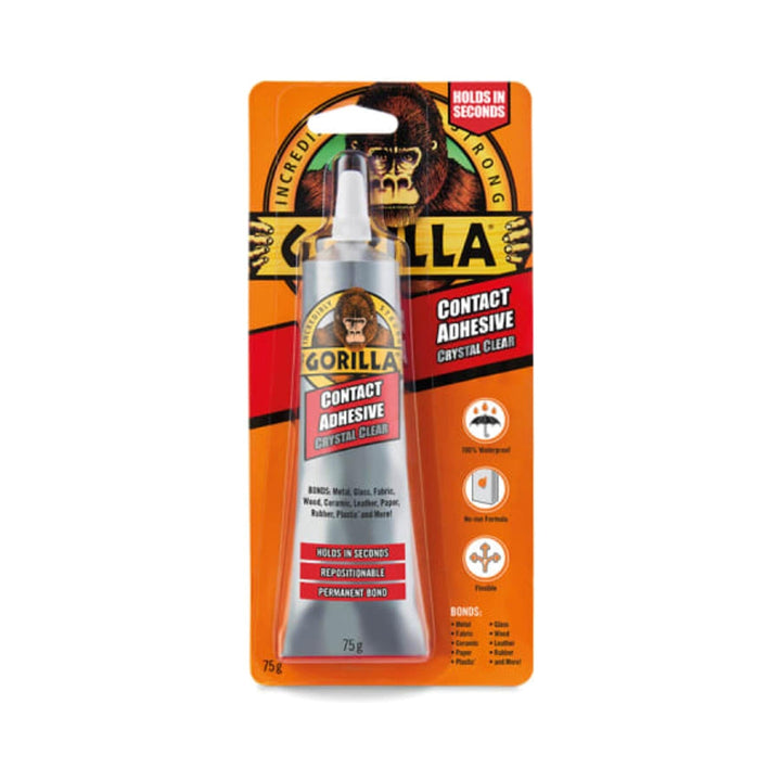 Gorilla Glue Crystal Clear Contact Adhesive 75g Contact Adhesives | Snape & Sons