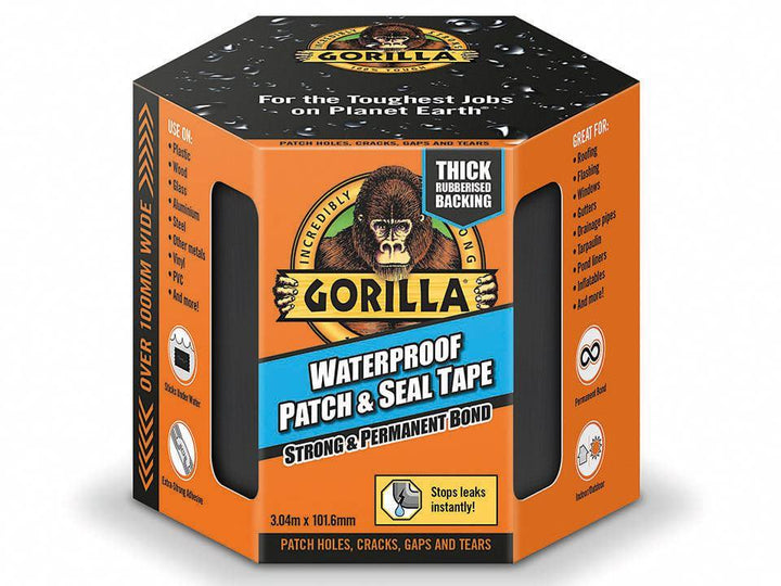 Gorilla - Patch & Seal Tape 100mm x 3m Repair Tape | Snape & Sons