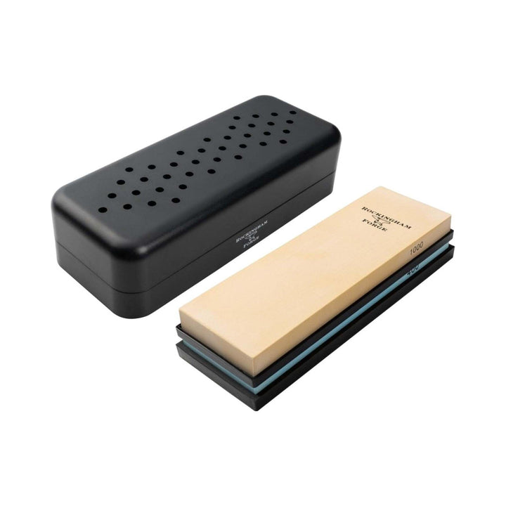 Grunwerg Combination 400/1000 Ceramic Whetstone + Case Sharpening Stones | Snape & Sons