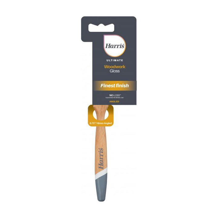 Harris Brushes - 0.75in Ultimate Angled Paint Brush Paint Brushes | Snape & Sons