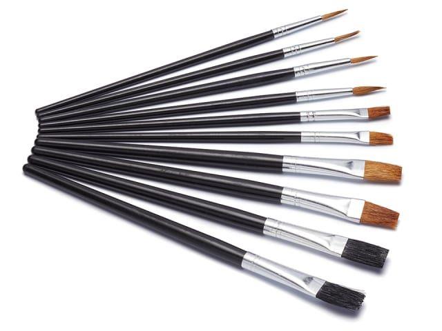Harris Brushes - Seriously Good Artist Brushes x10 Paint Brushes | Snape & Sons