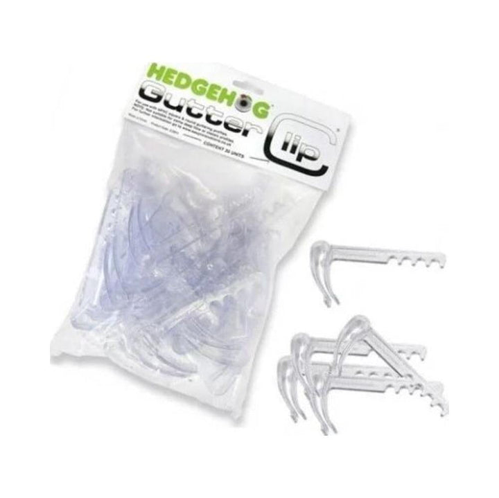 Hedgehog - Gutterbrush Clips x20 Gutter Parts | Snape & Sons