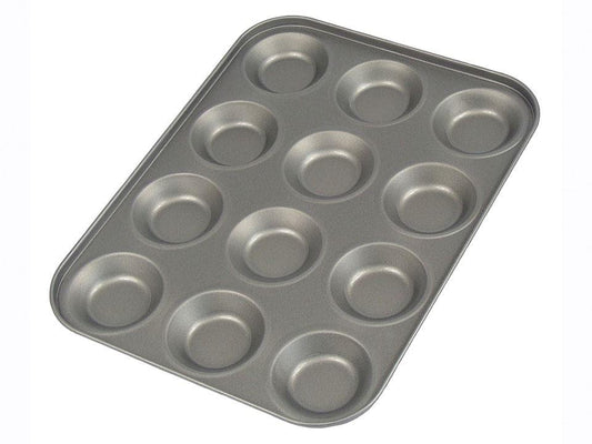 Home Baking - Classic Bun Tray 12 Cup Rectangular Baking Tins | Snape & Sons