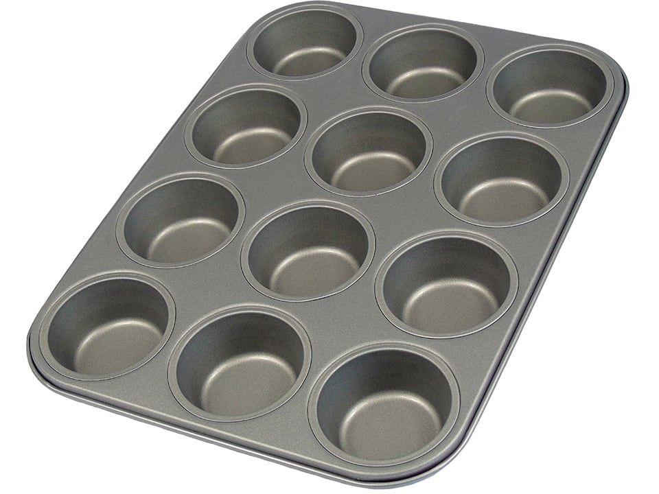 Home Baking - Classic Muffin Tray 12 Cup Rectangular Baking Tins | Snape & Sons