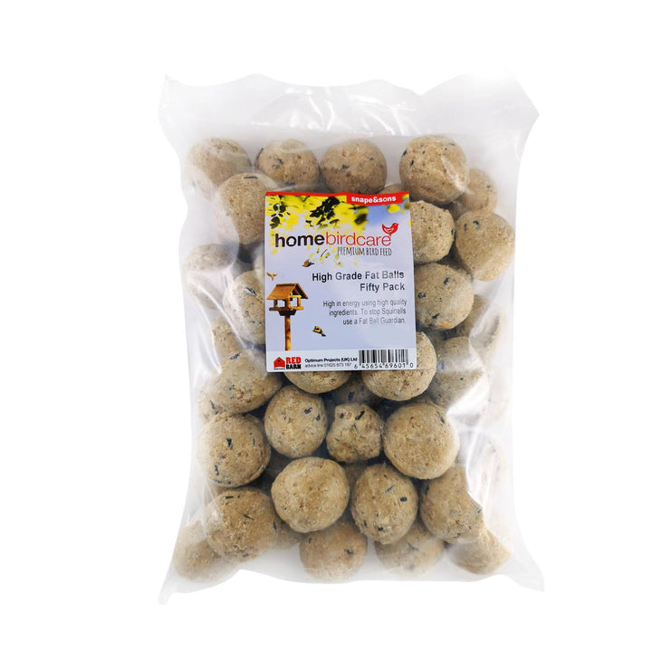 Home Birdcare - Everyday Fat Balls x50 Refill Bag Fat Balls & Suets | Snape & Sons
