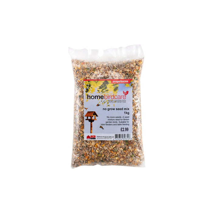 Home Birdcare - No Grow Seed Mix 1kg Bird Seed Mixes | Snape & Sons