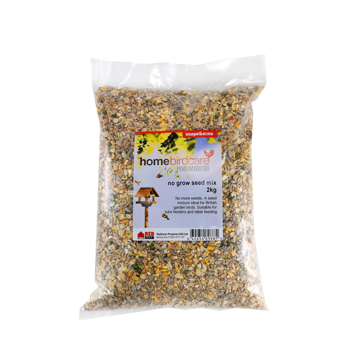 Home Birdcare - No Grow Seed Mix 2kg Bird Seed Mixes | Snape & Sons