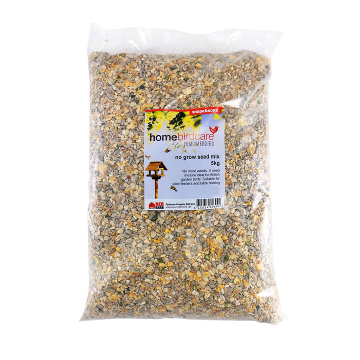 Home Birdcare - No Grow Seed Mix 5kg Bird Seed Mixes | Snape & Sons