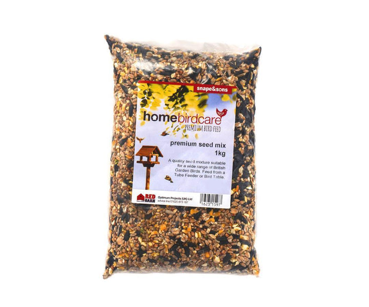 Home Birdcare - Premium 11 Seed Mix 1kg Bird Seed Mixes | Snape & Sons