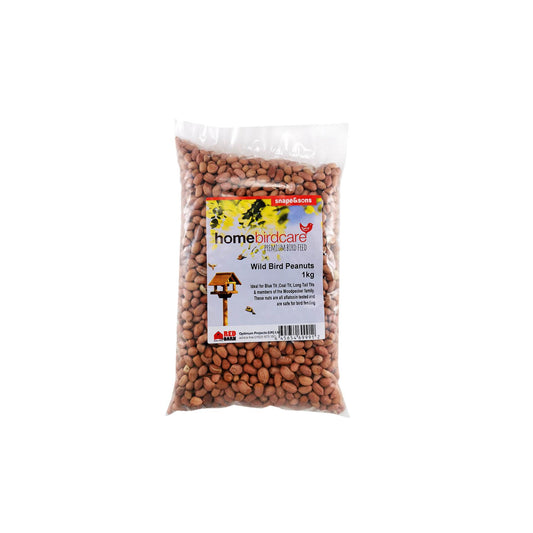 Home Birdcare - Premium Whole Peanuts 1kg Bird Peanuts | Snape & Sons